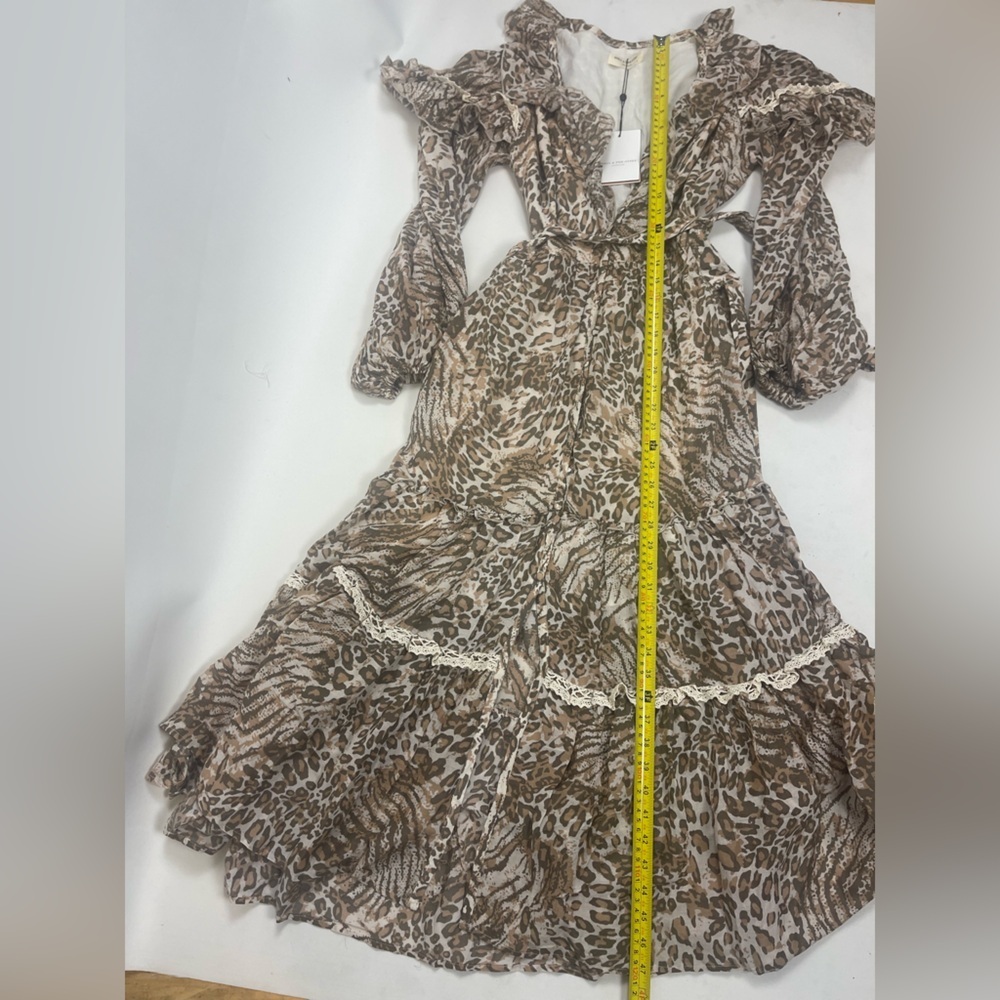 SPELL AND THE GYPSY COLLECTIVE LEOPARD PRINT ADA GOWN NWT SIZE SMALL - Picture 12 of 12